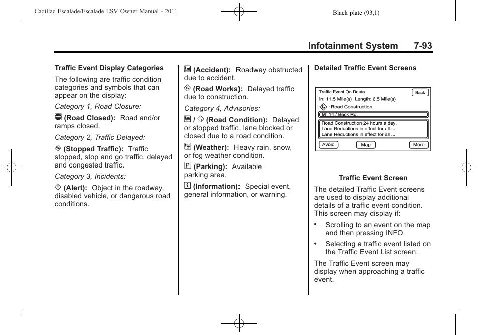 Cadillac 2011 Escalade ESV User Manual | Page 299 / 558