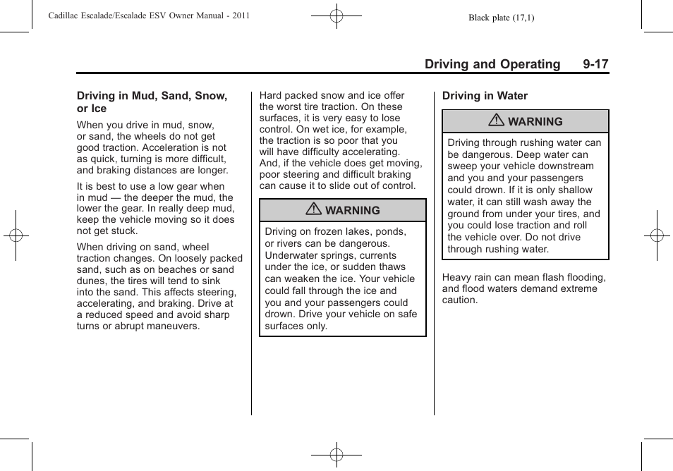 Cadillac 2011 Escalade ESV User Manual | Page 339 / 558