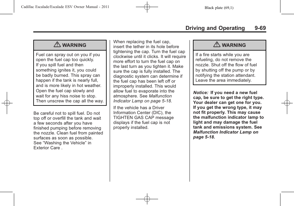 Cadillac 2011 Escalade ESV User Manual | Page 391 / 558