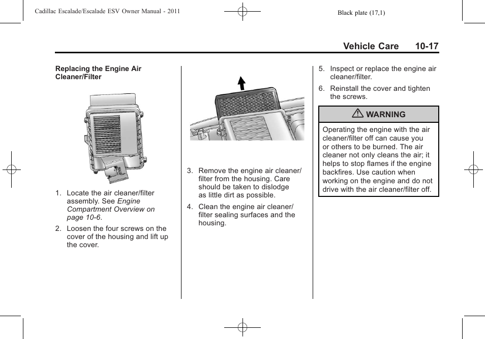 Cadillac 2011 Escalade ESV User Manual | Page 421 / 558