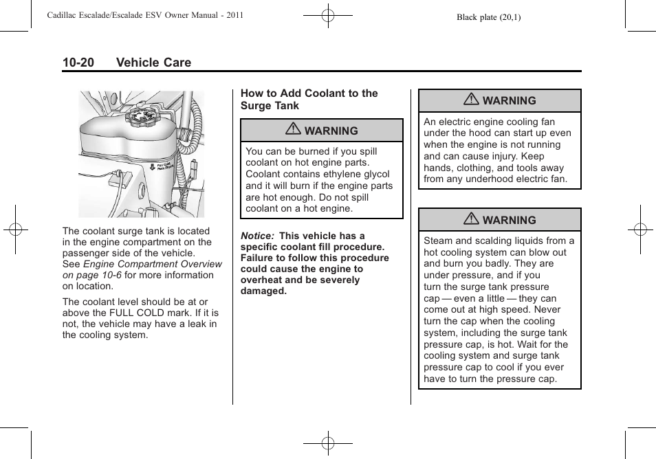 Cadillac 2011 Escalade ESV User Manual | Page 424 / 558