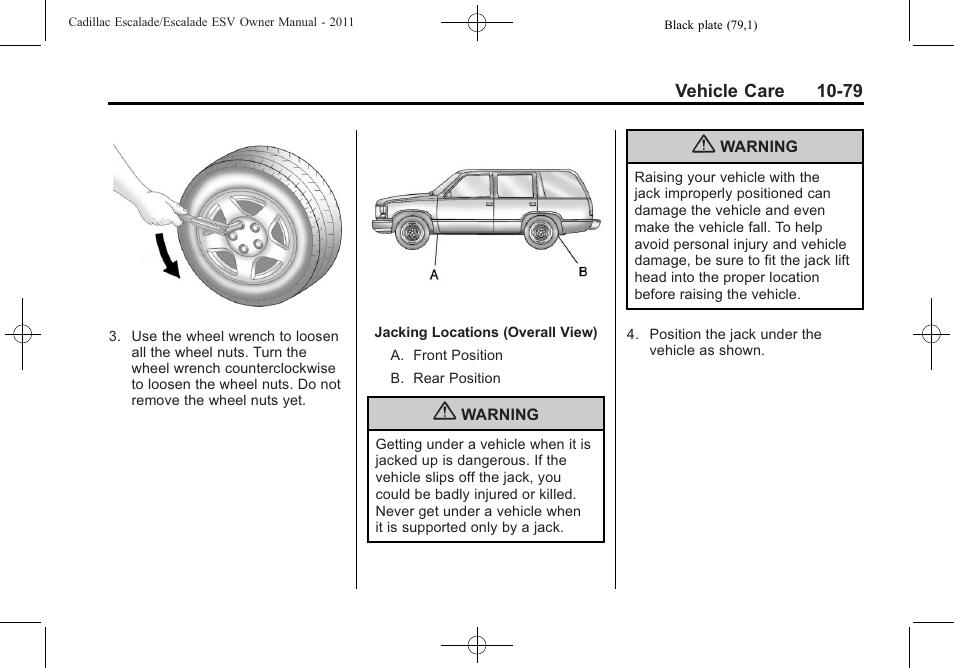 Cadillac 2011 Escalade ESV User Manual | Page 483 / 558