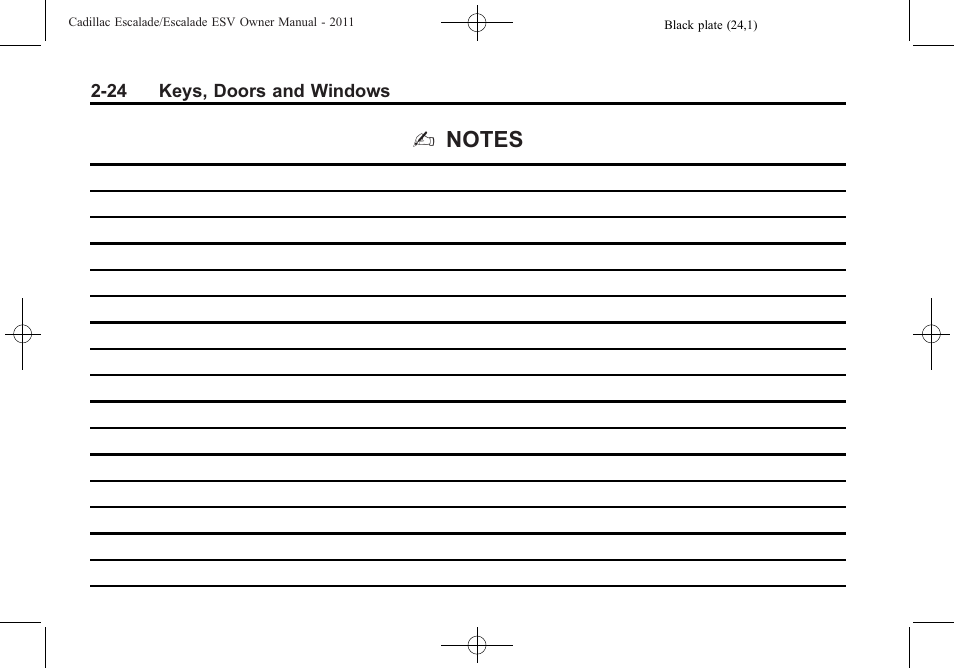 Cadillac 2011 Escalade ESV User Manual | Page 56 / 558