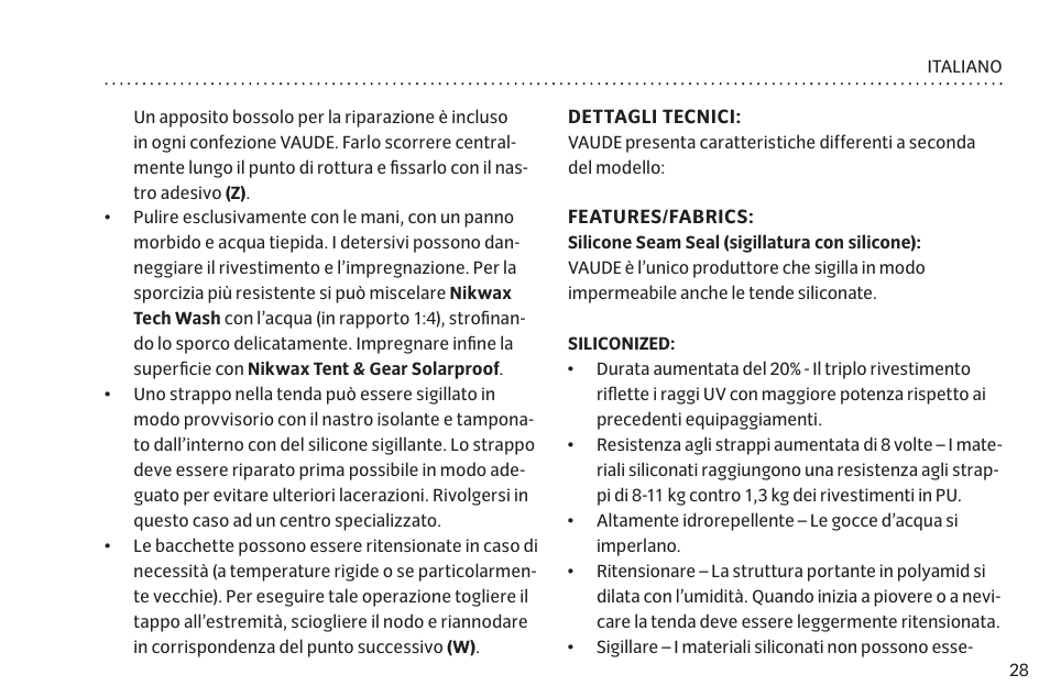 VAUDE Lizard GUL 1P User Manual | Page 35 / 67
