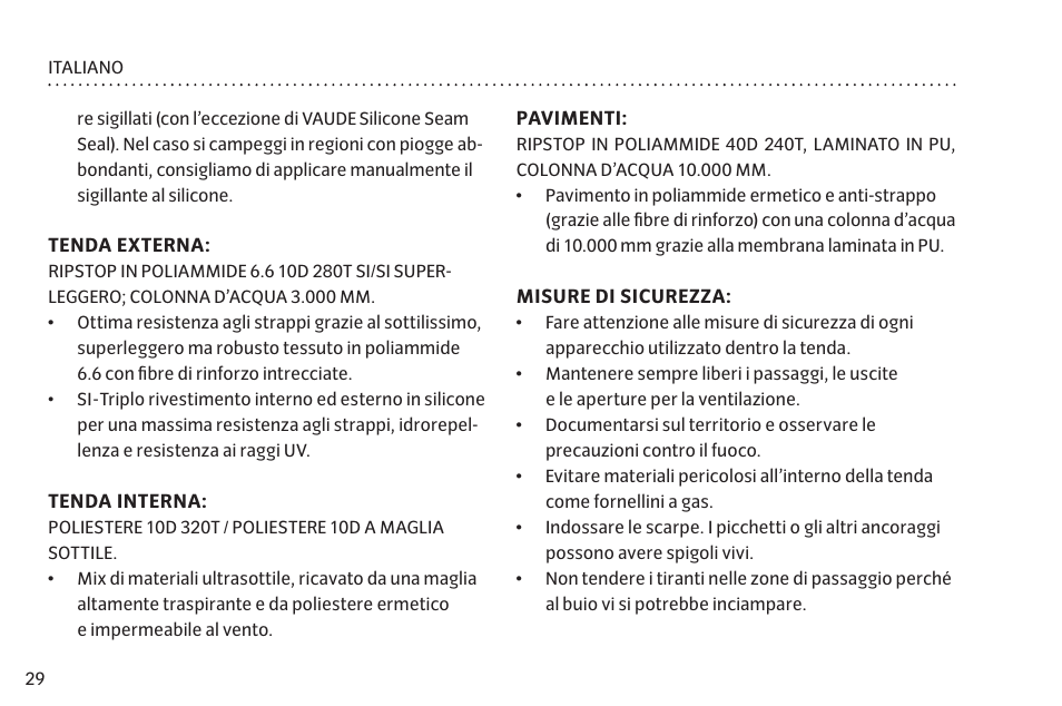 VAUDE Lizard GUL 1P User Manual | Page 36 / 67