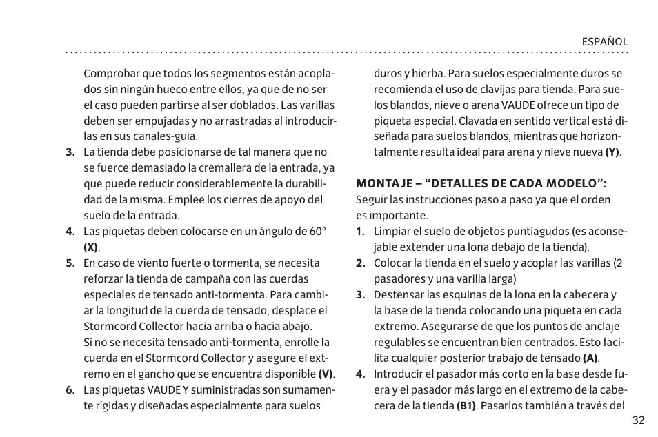 VAUDE Lizard GUL 1P User Manual | Page 39 / 67