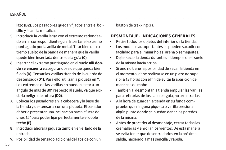 VAUDE Lizard GUL 1P User Manual | Page 40 / 67
