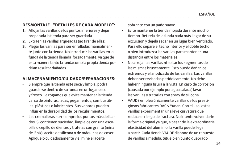 VAUDE Lizard GUL 1P User Manual | Page 41 / 67