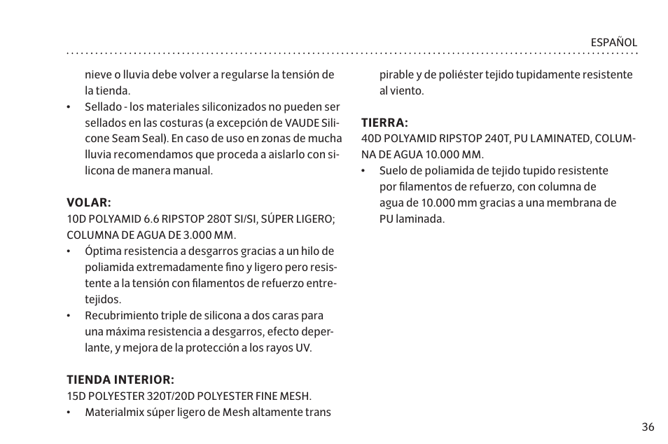 VAUDE Lizard GUL 1P User Manual | Page 43 / 67