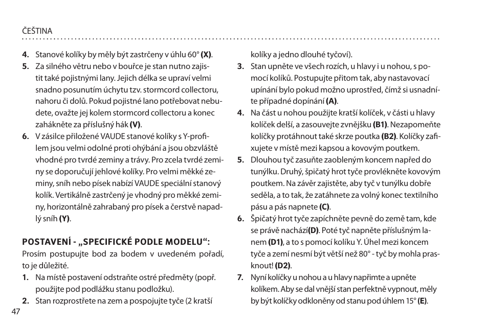 VAUDE Lizard GUL 1P User Manual | Page 54 / 67