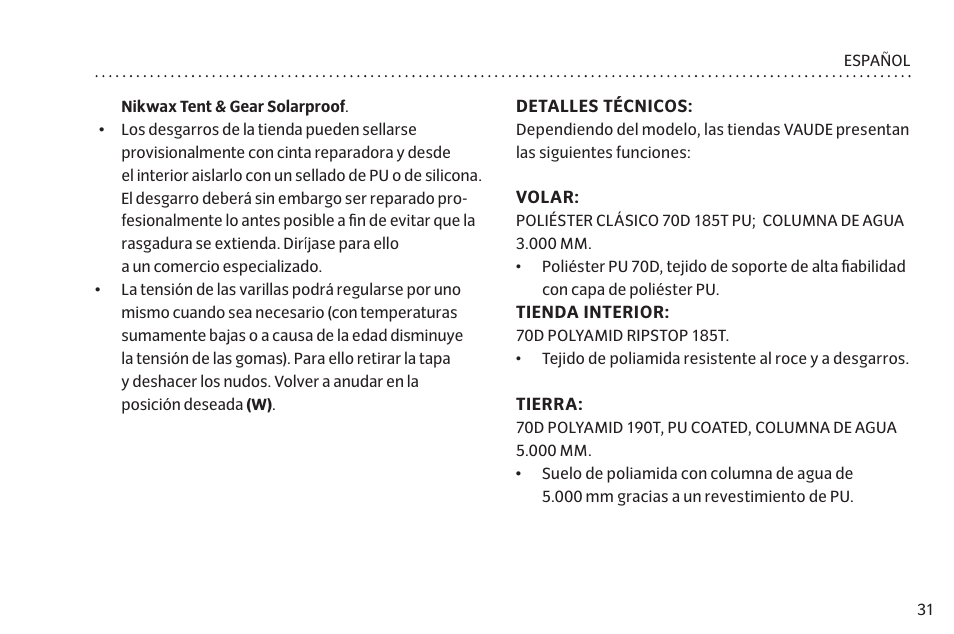 VAUDE Campo Family XT 5P User Manual | Page 38 / 59