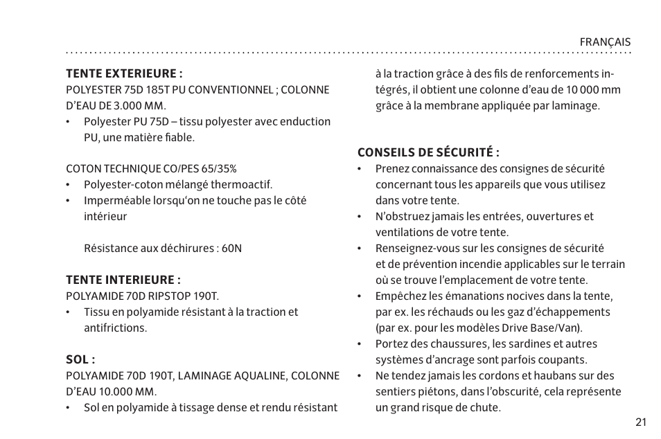 VAUDE Badawi Long 6P User Manual | Page 28 / 63