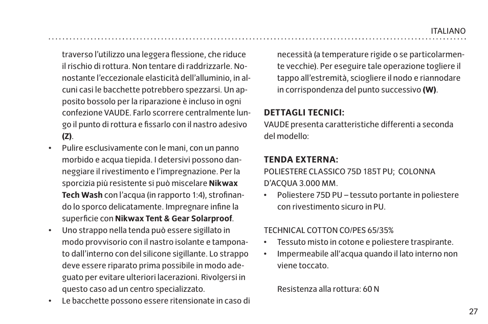 VAUDE Badawi Long 6P User Manual | Page 34 / 63