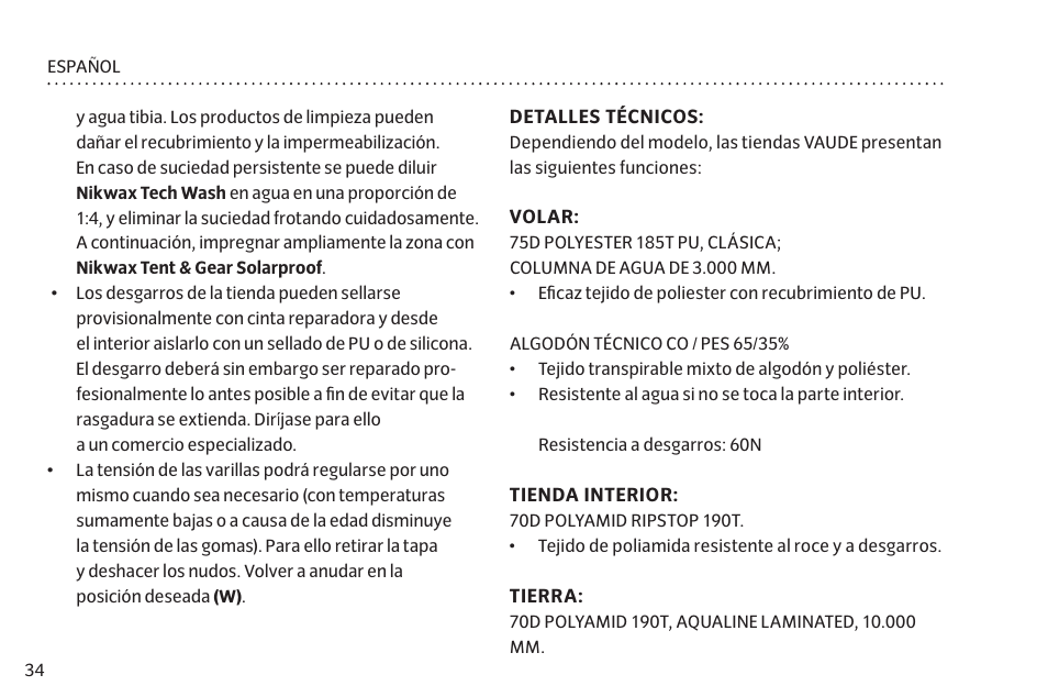 VAUDE Badawi Long 6P User Manual | Page 41 / 63