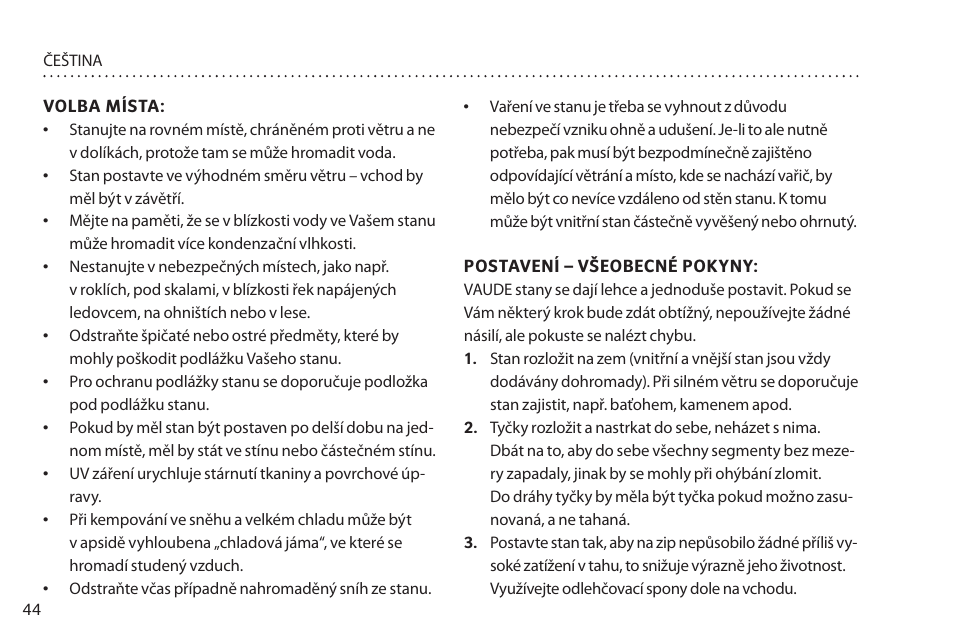 VAUDE Badawi Long 6P User Manual | Page 51 / 63