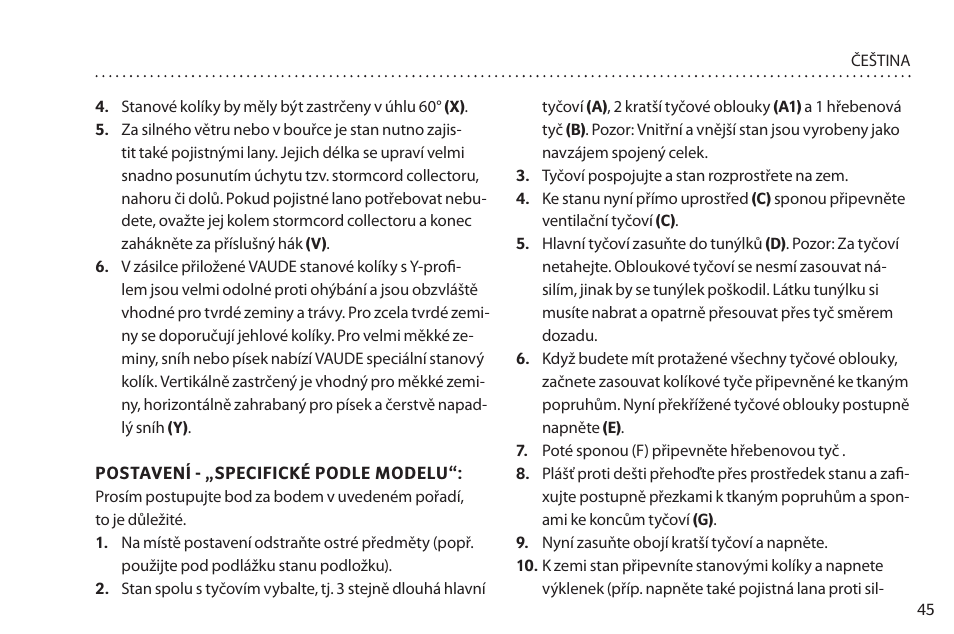 VAUDE Badawi Long 6P User Manual | Page 52 / 63