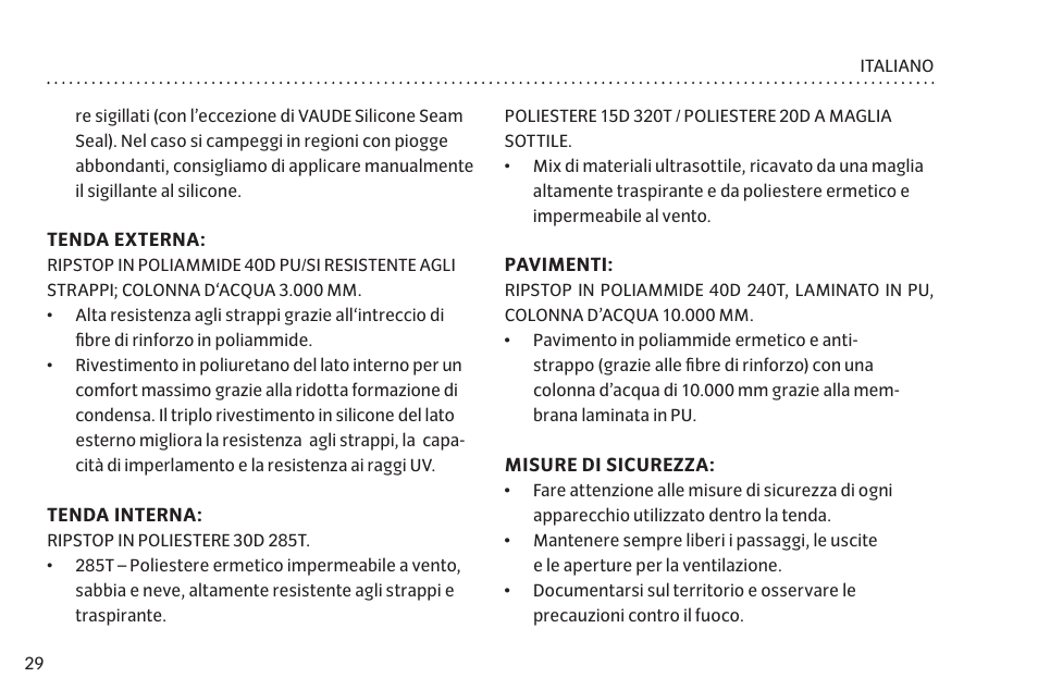VAUDE Mark XT 4P User Manual | Page 36 / 65