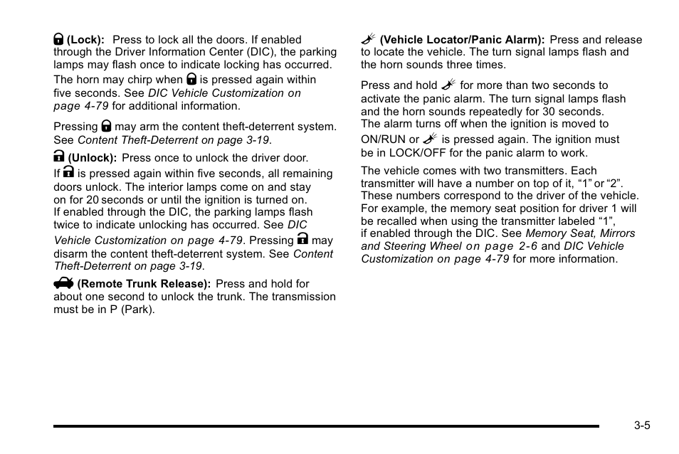 Cadillac 2010 DTS User Manual | Page 113 / 486