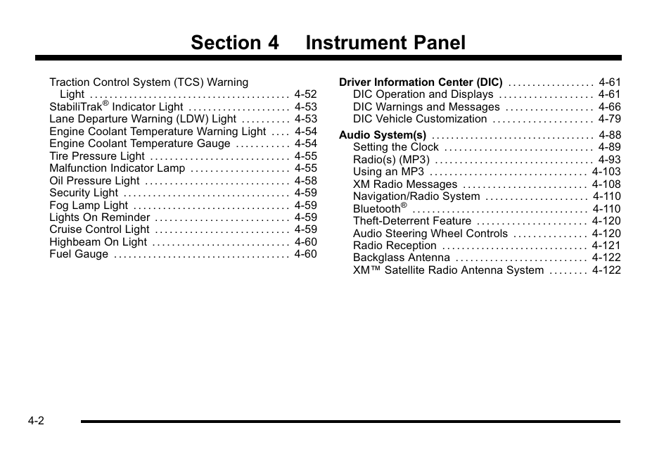 Cadillac 2010 DTS User Manual | Page 168 / 486