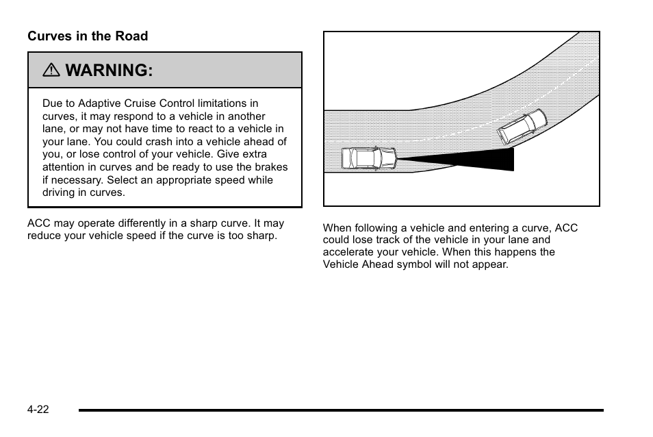 Warning | Cadillac 2010 DTS User Manual | Page 188 / 486