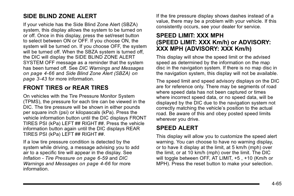 Cadillac 2010 DTS User Manual | Page 231 / 486