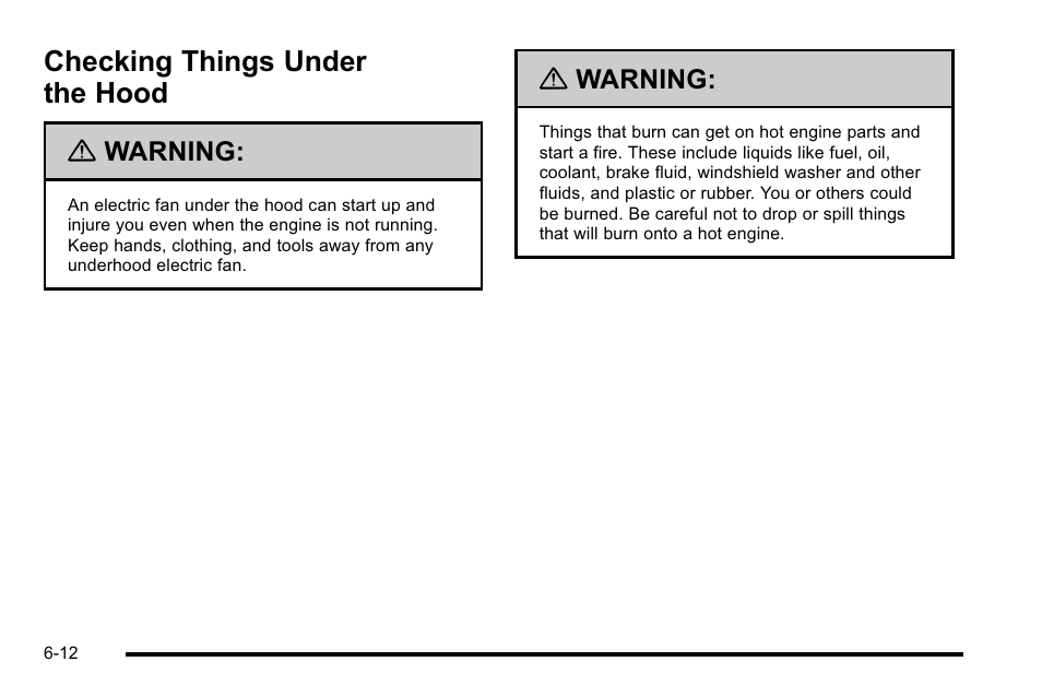 Checking things under the hood, Checking things under the hood -12, Customer assistance information -1 | Cadillac 2010 DTS User Manual | Page 332 / 486