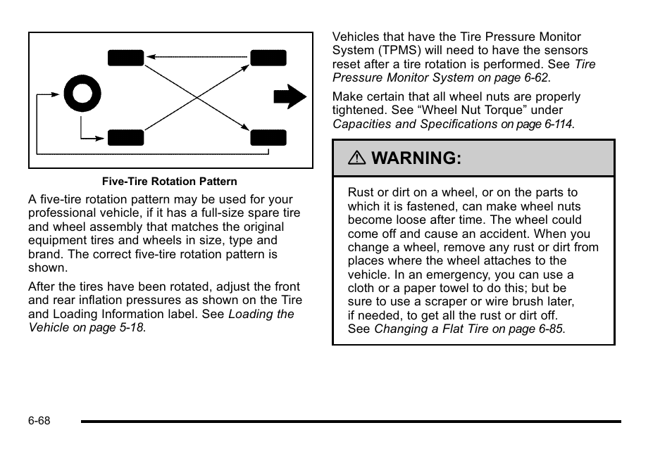 Warning | Cadillac 2010 DTS User Manual | Page 388 / 486