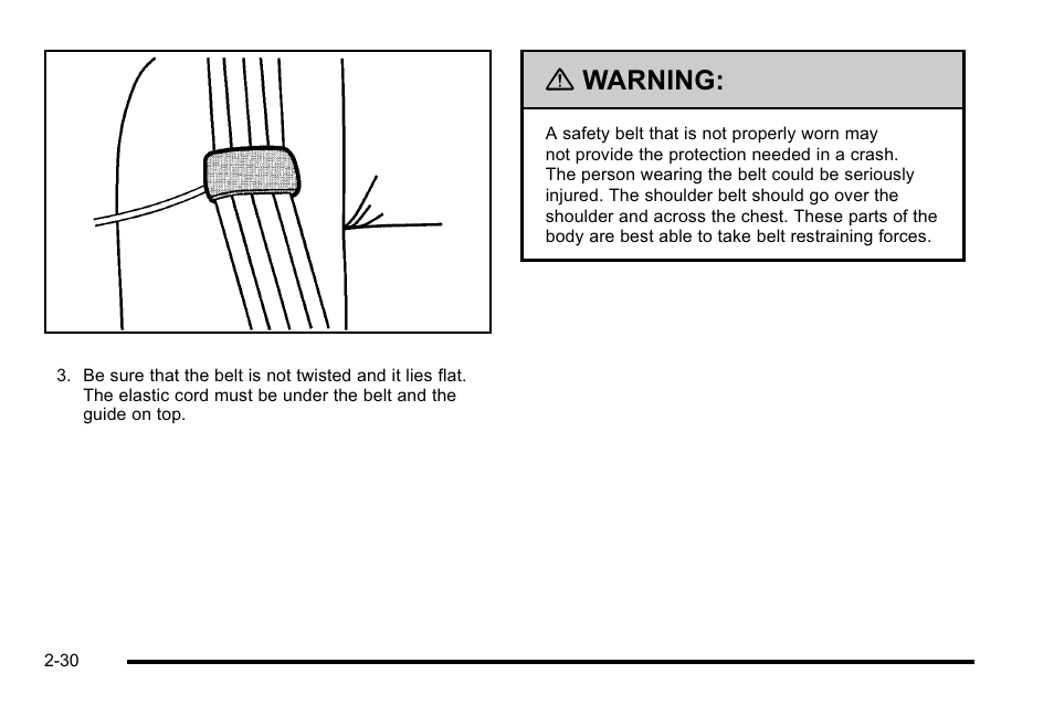 Warning | Cadillac 2010 DTS User Manual | Page 62 / 486