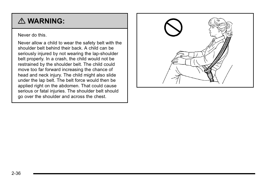Warning | Cadillac 2010 DTS User Manual | Page 68 / 486