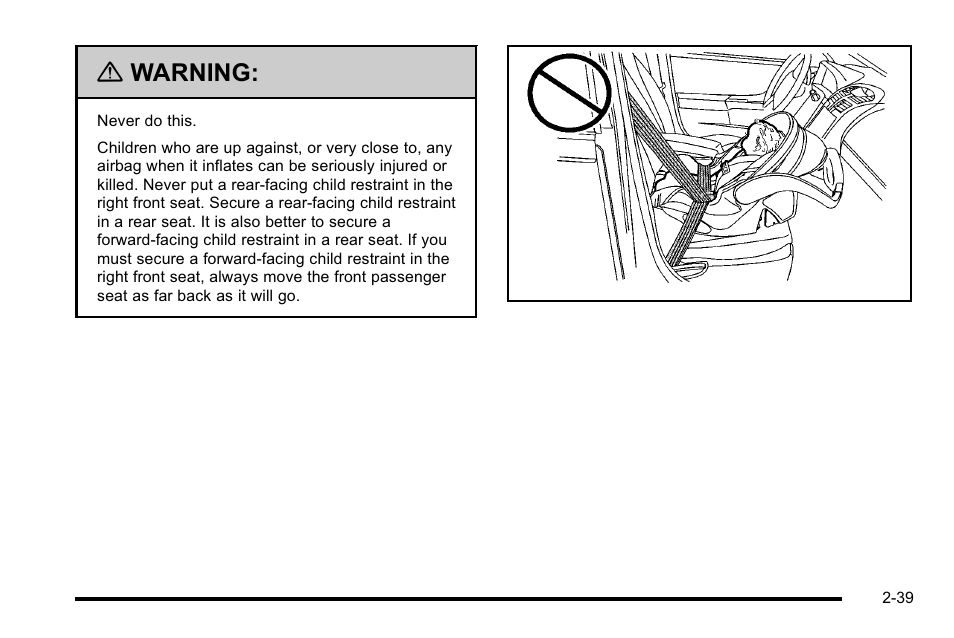 Warning | Cadillac 2010 DTS User Manual | Page 71 / 486