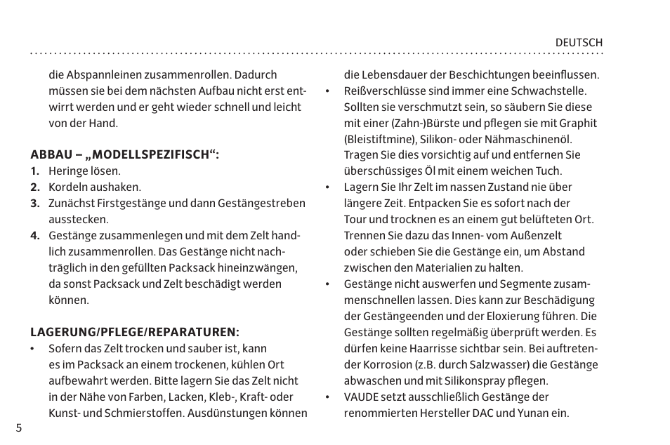 VAUDE Mark 3P User Manual | Page 12 / 67
