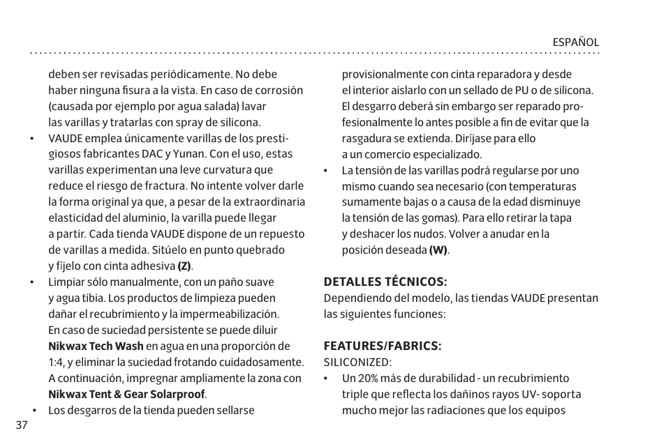 VAUDE Mark 3P User Manual | Page 44 / 67