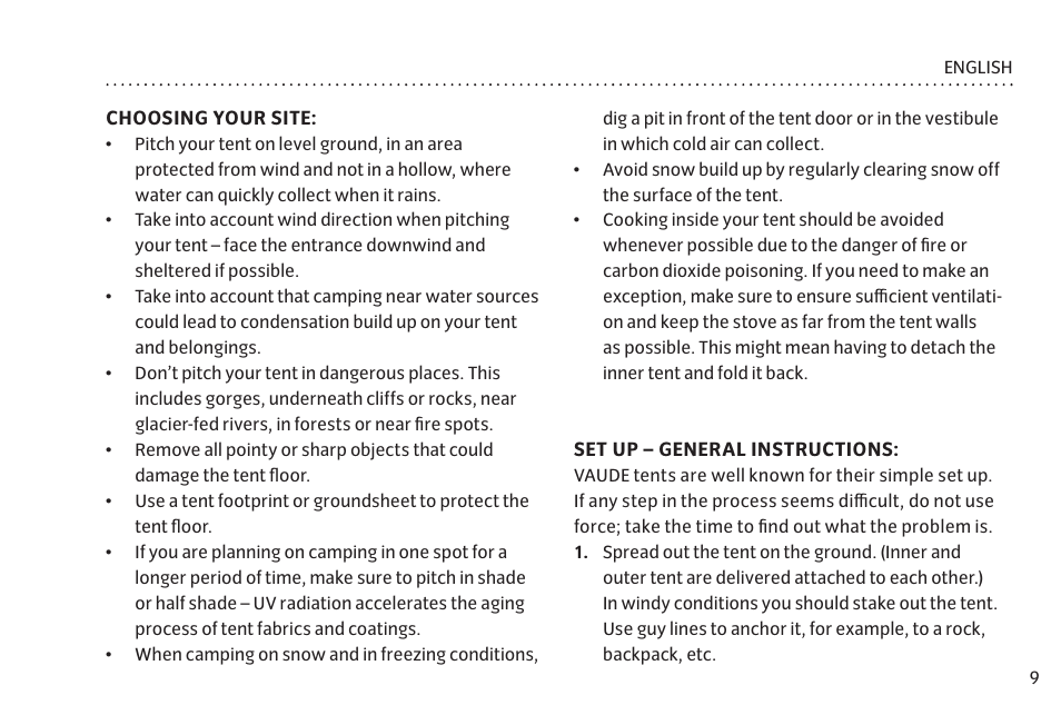 VAUDE Mark UL 3P User Manual | Page 16 / 63