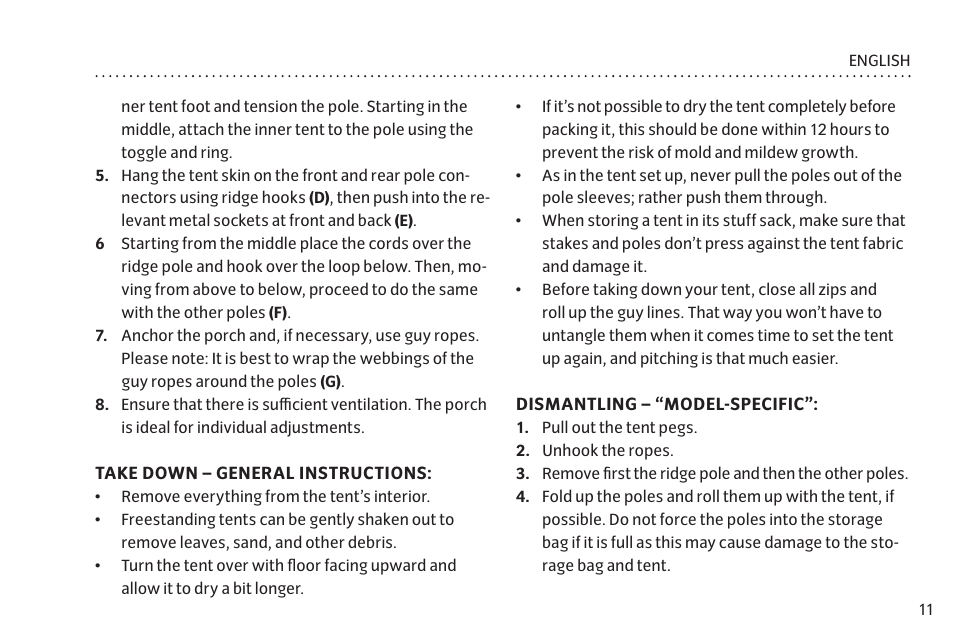 VAUDE Mark UL 3P User Manual | Page 18 / 63