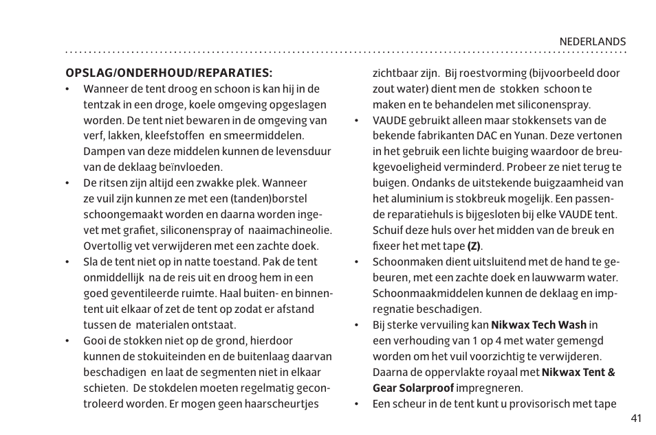 VAUDE Mark UL 3P User Manual | Page 48 / 63