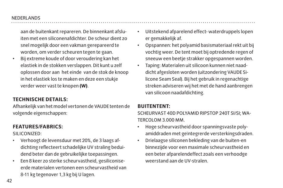VAUDE Mark UL 3P User Manual | Page 49 / 63