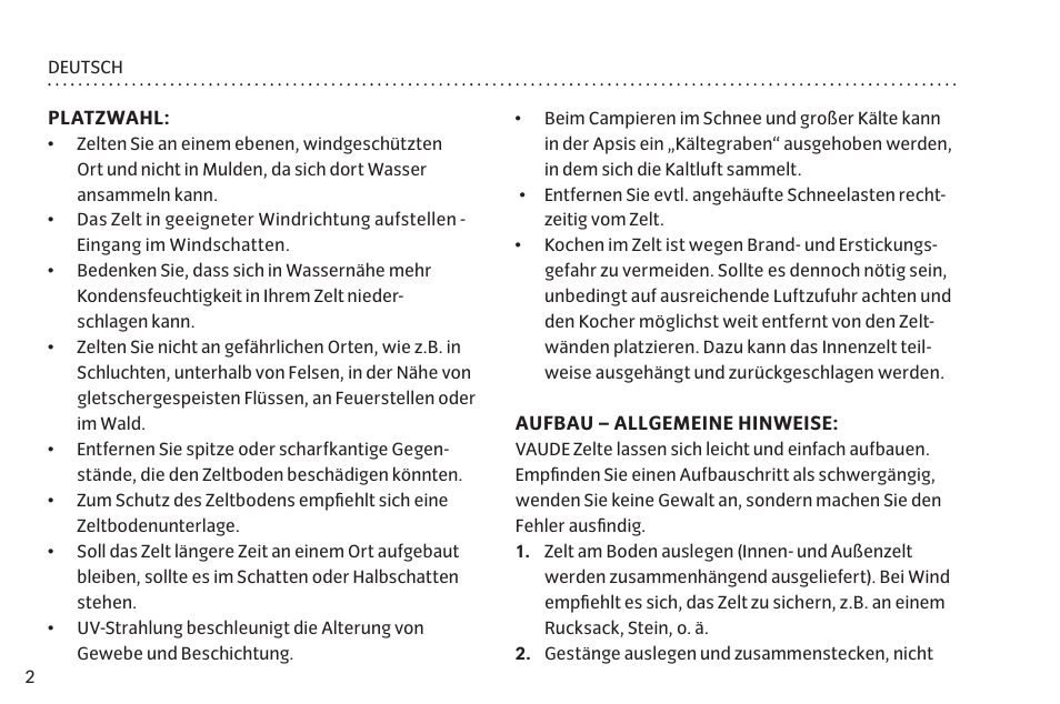 VAUDE Mark UL 3P User Manual | Page 9 / 63