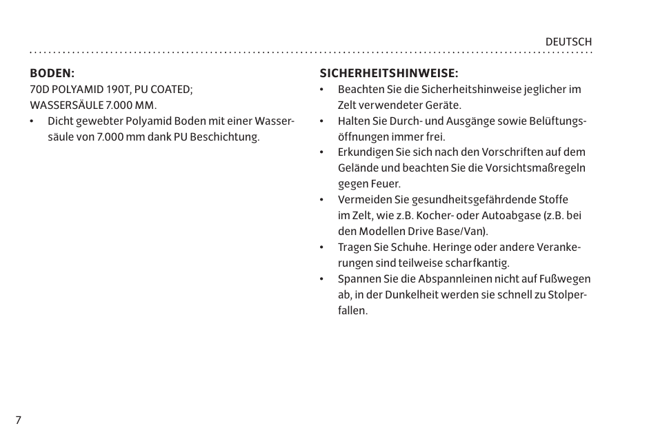 VAUDE Space L 3P User Manual | Page 14 / 63