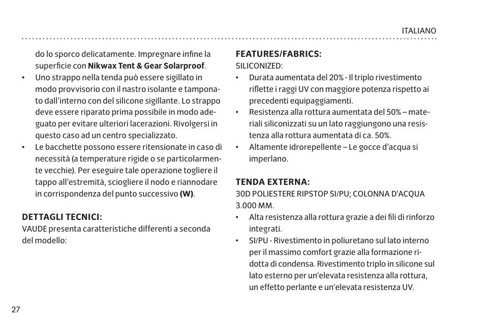 VAUDE Space L 3P User Manual | Page 34 / 63
