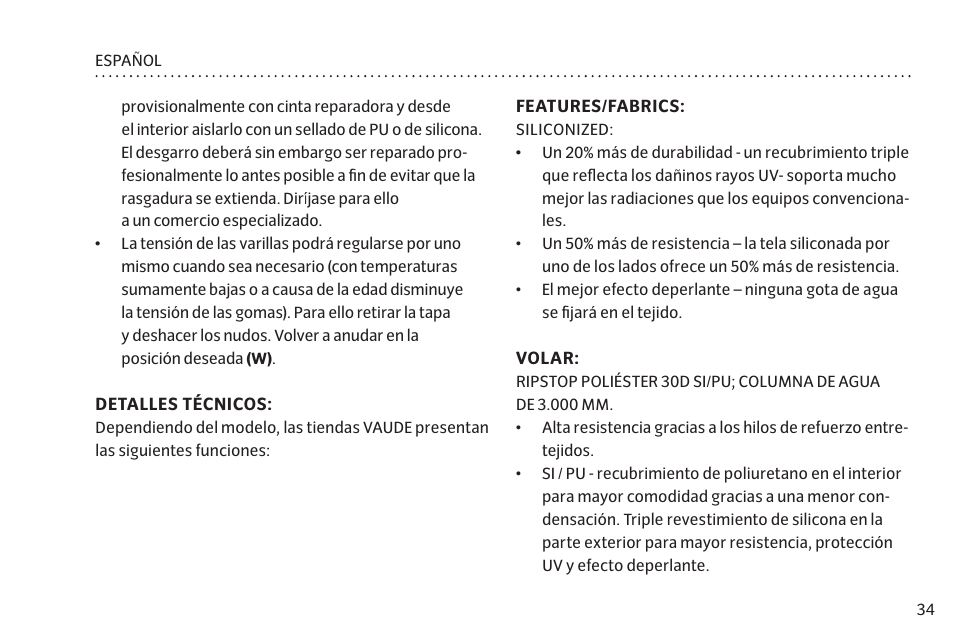 VAUDE Space L 3P User Manual | Page 41 / 63