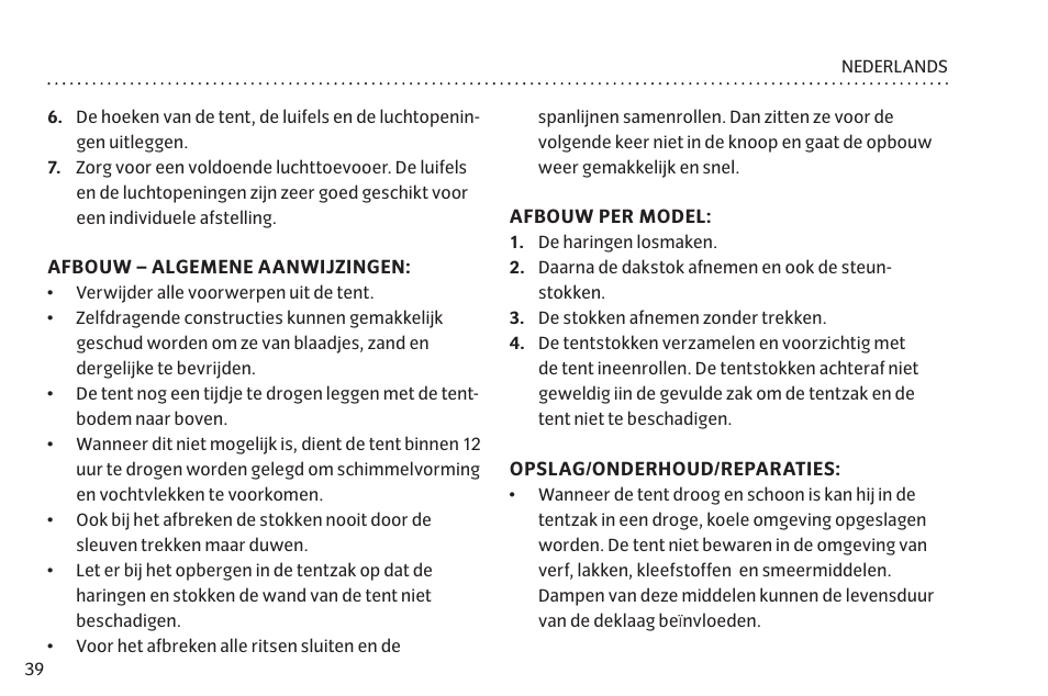 VAUDE Space L 3P User Manual | Page 46 / 63