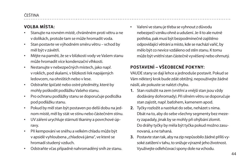 VAUDE Space L 3P User Manual | Page 51 / 63