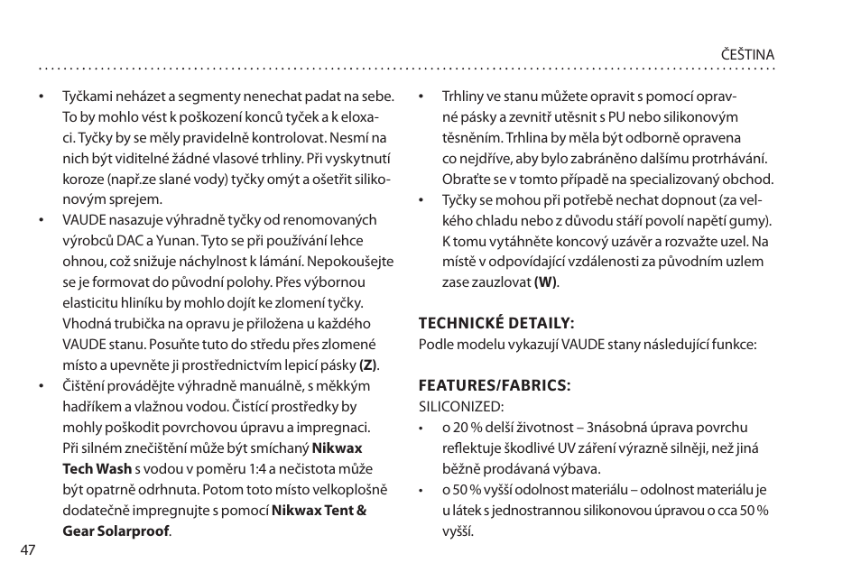 VAUDE Space L 3P User Manual | Page 54 / 63