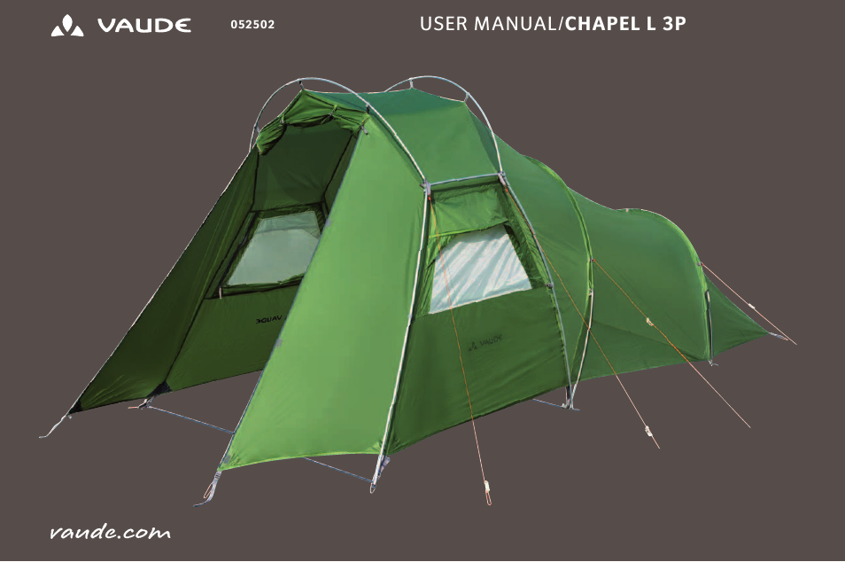 VAUDE Chapel L 3P User Manual | 63 pages