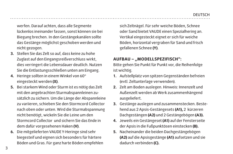 VAUDE Chapel L 3P User Manual | Page 10 / 63