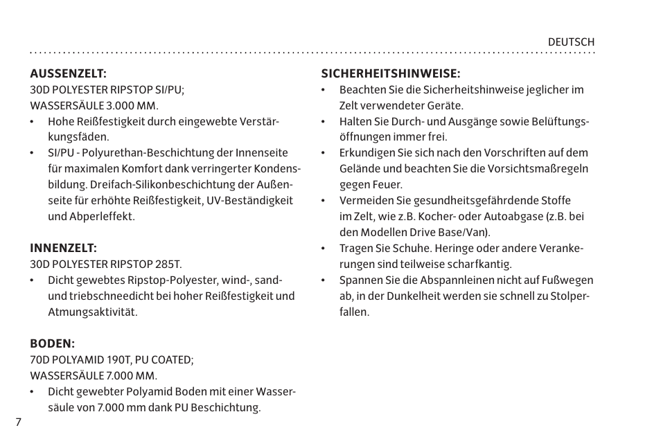VAUDE Chapel L 3P User Manual | Page 14 / 63