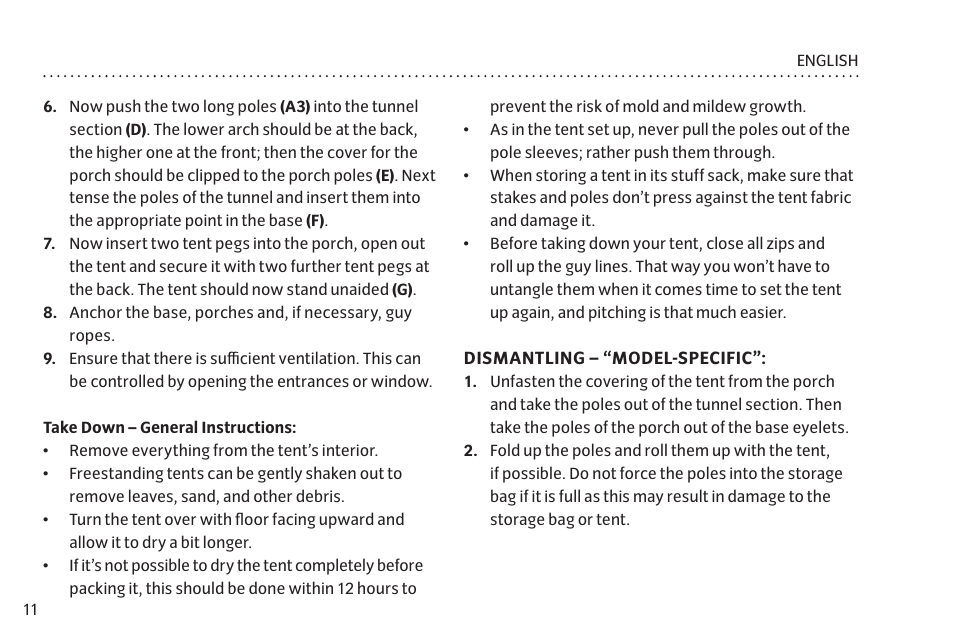 VAUDE Chapel L 3P User Manual | Page 18 / 63