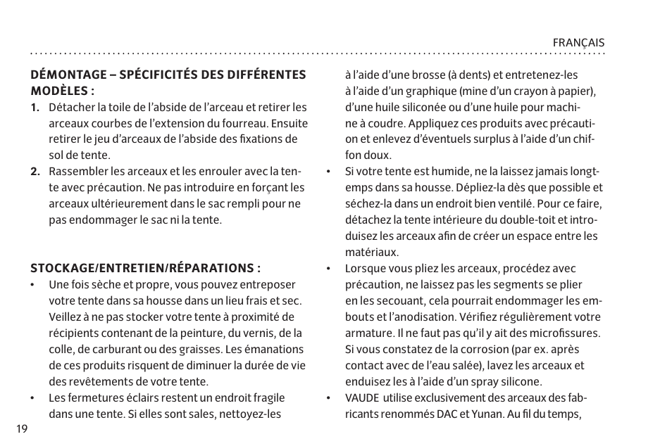 VAUDE Chapel L 3P User Manual | Page 26 / 63