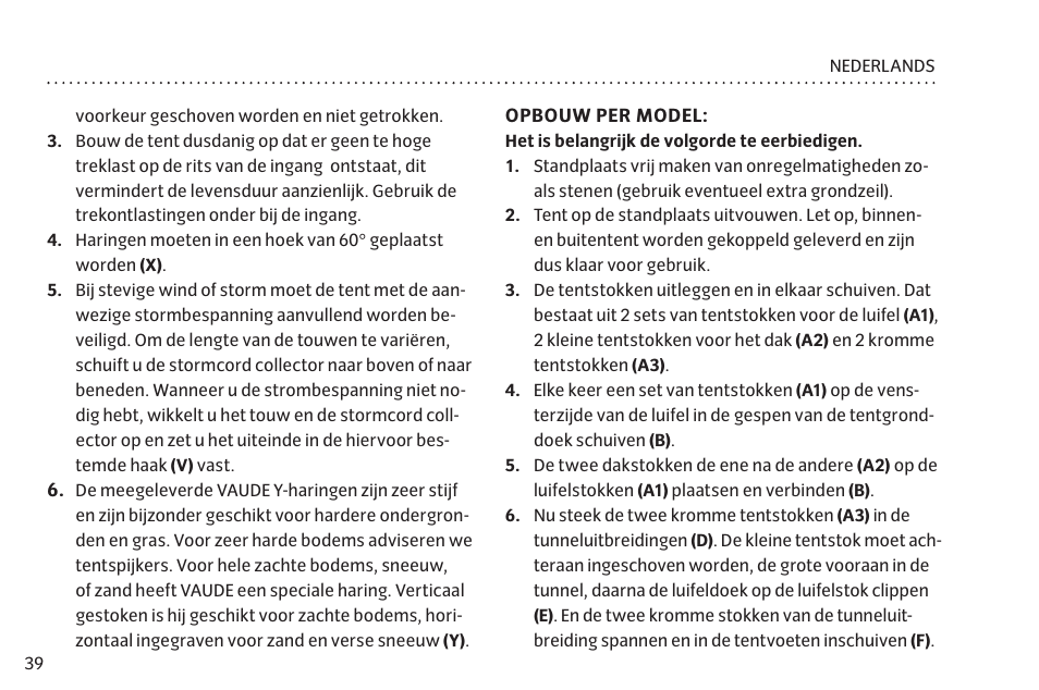 VAUDE Chapel L 3P User Manual | Page 46 / 63