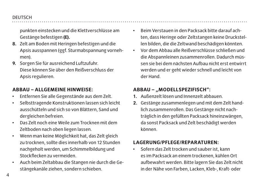 VAUDE Hogan UL Argon 1-2P User Manual | Page 11 / 61